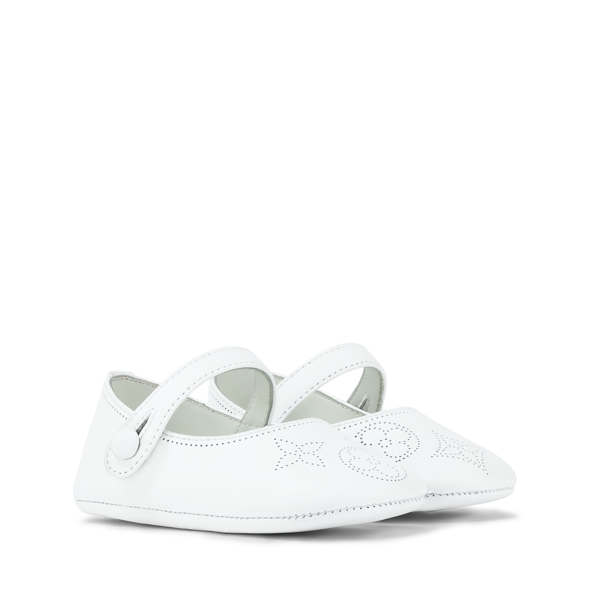 Leather Mary Jane Baby Shoes LOUIS VUITTON